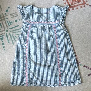 Vineyard Vines Blue and Pink Striped Kids Dress